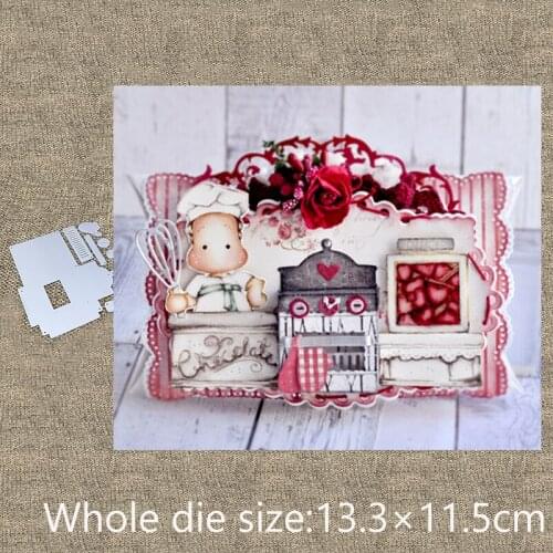New Design Craft Metal die cuts Cutting Die Kitchenware stove decoration scrapbooking Album Paper Card Craft Embossing die cuts