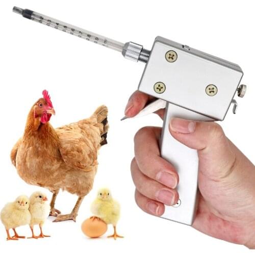 Chicken Continuous Insemination Gun Kit Poultry Semen Equipments Adapter for Chicken Artificial Insemination Farm Animals Tools