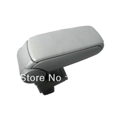 Center Console Armrest Grey Leather For Honda Jazz First Generation 2001-2008