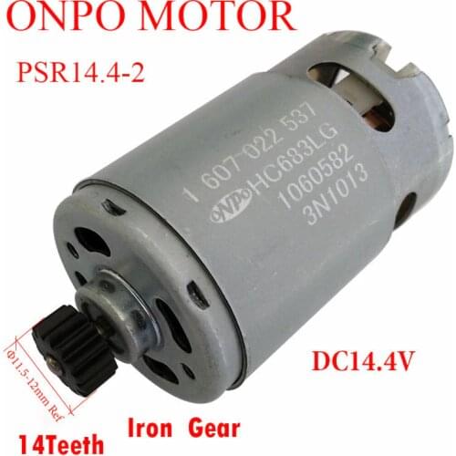 DC14.4V/AUS Motor 3603J16G40 PSR14.4-2 14 Teeth HC683LG 1607022537 for Bosch Electric Drill Maintenance Parts