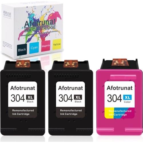 Remanufactured for HP 304 304XL Ink Cartridges for HP Envy 5010 5020 5030 5032 Deskjet 2620 2622 2630 2632 3720 3730 3764