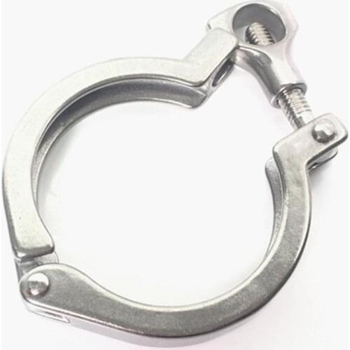 Mid-Duty 2" Tri Clamp SUS 304 Stainless Steel Sanitary Fitting Home Brewing Beer 64mm Ferrule O/D