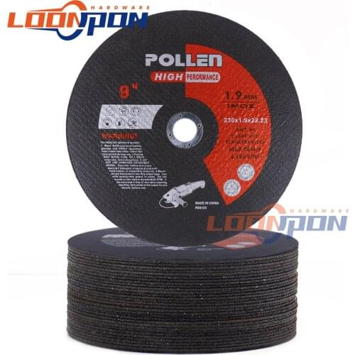 9 Inch Grinding Cut Off Wheel Metal Steel Grinding Disc Fiber Reinforced Resin Blade for Angle Grinder 1-5Pcs