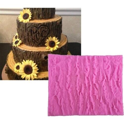 Tree Bark Silicone Cake Mold fondant Molds DIY Cake Decorating Chocolate Mould For Kitchen Baking Decoration And Tools