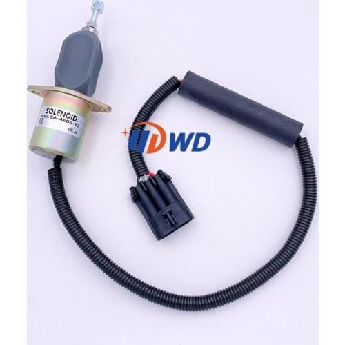 SA-4806-12 12V Stop Solenoid for Kubota V2203 Engine
