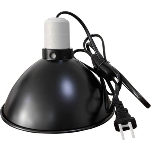 BENE 8.5 Inch Dome Reptile Lamp Fixture Reptile UVB Light Optical Reflection Cover for Reptile Glass Terrariums Free Shipping