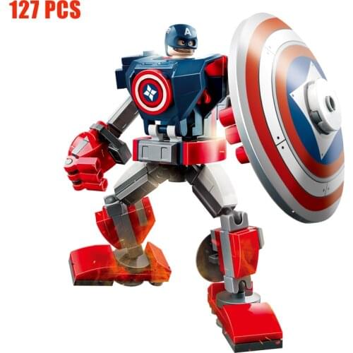 New 127 pcs of building block toy superhero series classic movie model building block girl boy toy gift