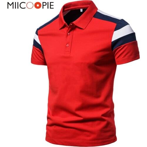 2021 Fashion Brand Polo Shirt Mens Summer Patchwork Color Breathable Short Sleeve Jerseys Polos Homme Mens Business Top Tee 3XL