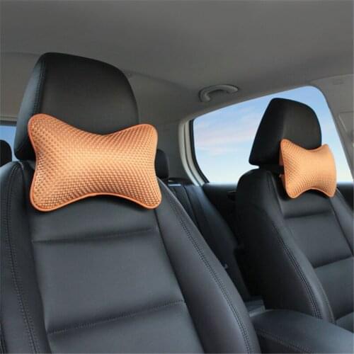 LUNASBORE Car Pillow Headrest Neck Pillow breathable Car Seat Pillow Accessories For BMW MINI VW FORD OPEL TOYOTA