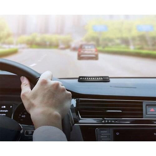 Car Styling Temporary Parking Card Phone Number Card Plate Telephone Number Car Park Stop In Car-styling Automobile Accessories