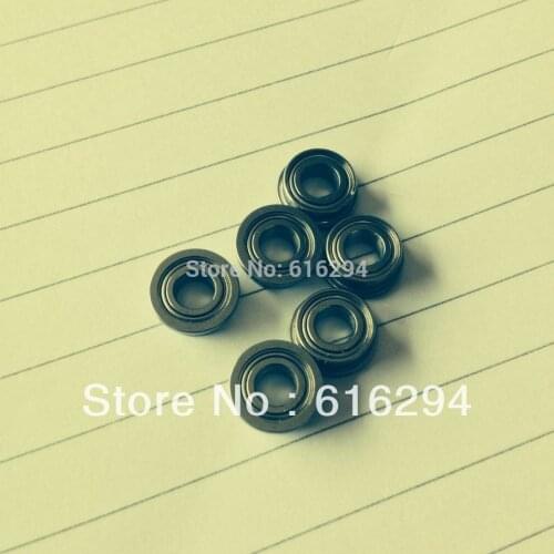 Free shipping High Quality 200PSC FR144ZZ (3.175x6.35x2.779) bearing 1/8" x 1/4" x 7/64" inch Flanged Ball Bearing