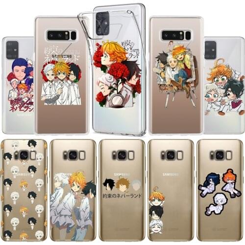 The Promised Neverland Phone Case for Samsung Galaxy A21S A32 A41 A52 A72 A71 A70 4G/5G S10 S20 S21 Plus Ultra Anime Soft Cover