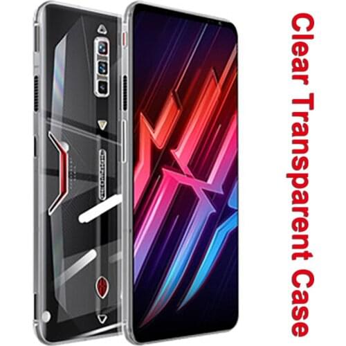 For ZTE Nubia Red Magic 6 Pro Case NX669J-P NX 669J-P Ultra Thin HD Clear Bumper Soft TPU Cover For ZTE Nubia Red Magic 6 Case