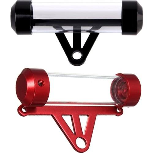 Black Red Waterproof Aluminium Motorcycle Motorbike Tube Tax Disc Cylindrical Holder Frame Real Moto Accessories 2020 New