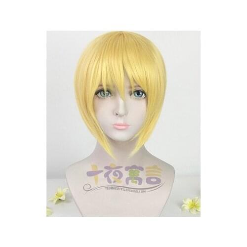 Enen no Shouboutai Fire Force Iris Cosplay Hair Wig Yellow