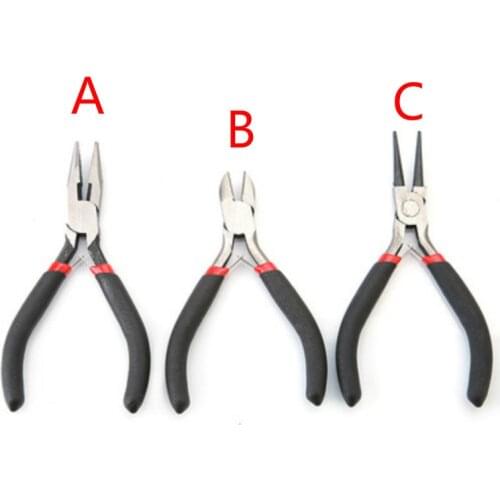 Tools Jewelry Goldsmith Black 3/pcs Scissor/diagonal/roll Plier Jewelry Bead Making Tools Set Diy Pliers 12cm