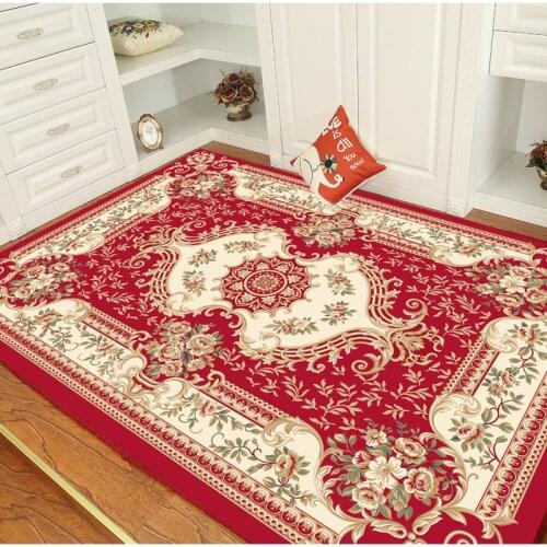 European-style Coffee Table Rug Entrance Door Mat Anti-slip Mat Foyer Floor Mat Carpet for Bedroom Area Rug for Living Room