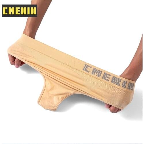 CMENIN Hot Sale Seamless Underpants Gay Men Sexy Mans Underwear Thong Men Jockstrap Quick Dry Mens Thongs And G strings CM103