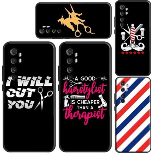 Barber Scissors Hairstylist Salon Case For Xiaomi POCO F2 Pro X3 NFC F1 Mi 10 Ultra Note 10 Lite Mi 9T 10 Pro 9 8 Max3 A3