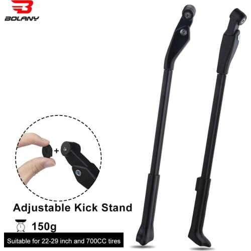 Bolany Bicycle Adjustable Kick Stand Lightweight Carbon fiber MTB 26 27.5 29 Road Bike Cycle Prop Side Rear Parking Rack
