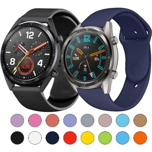 GT2 Pro Straps Silicone Watchband for Huawei Watch GT 2 GT 42 46mm/HONOR Magic GS Pro ES Sport Bracelet 20 22MM Wristband Correa