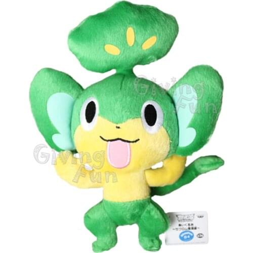 TAKARA TOMY Genuine Pokemon Pansage Short Plush Cute Action Figure Model Toys
