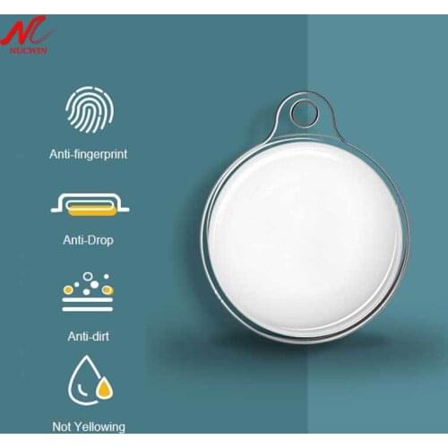 Transparent Silicone Protective Cover For Aircovered AirTag Case Clear TPU Case Compatible with Apple AirTags Tracker Air Tags