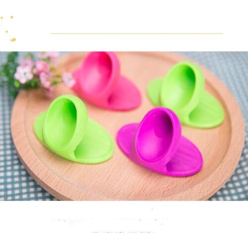 1PC Heat Resistant Microwave cooking tools Silicone Oven Mitt Cooking Pinch Grips Skid Silicone Pot Holder OK 0501