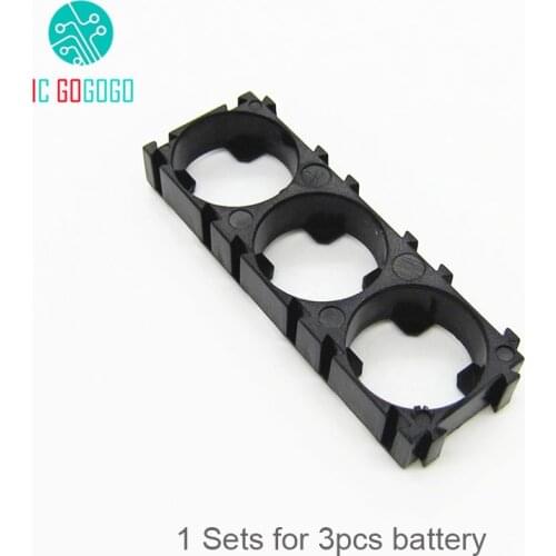 10sets/30pcs 18650 Battery Bracket Holder Lithium Li-ion Lipo Cell Battery Free Combination DIY Pack Fixture Tool Electric Car
