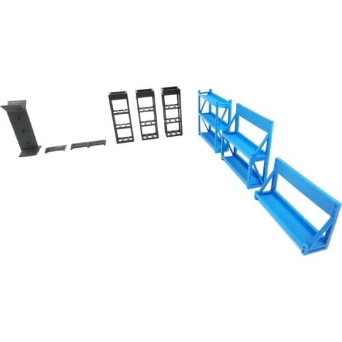 2Pcs 1/64 Scale Simulation Tires/Wheels Display Stand Rack Car Model Repair Modification Garage Scene Decoration Parts