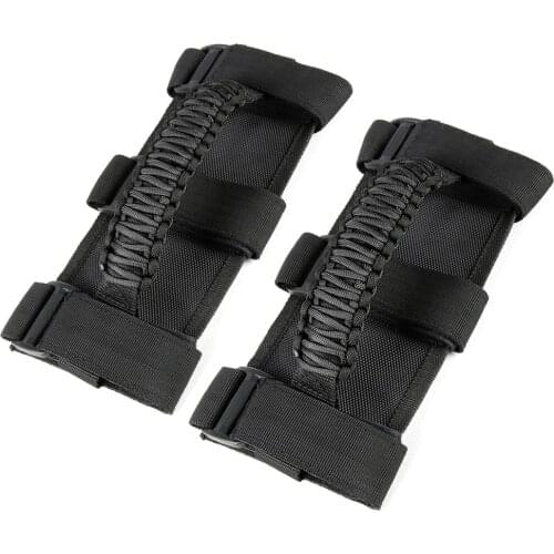 2pc Grab Handles for Jeep Wrangler Heavy Duty Roll Bar Grab Handles for 1955-2020 Jeep Wrangler CJ YJ TJ JK& 2020 Jeep Gladiator