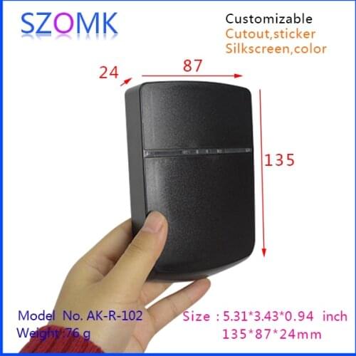 4 pieces, 2015 new plastic outlet IC card access enclosure 135*87*24mm electronics plastic boxes, plastic enclosure switch box