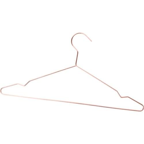 42cm Strong Metal Wire Clothes Hangers Hook Coat Trouser Skirt Holder Bar