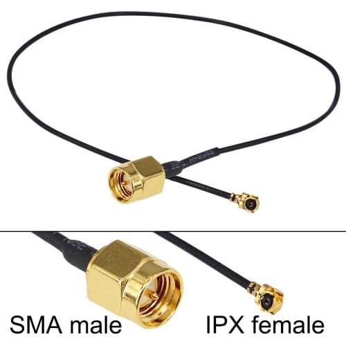 5 Pieces RF IPX / u.fl to SMA Male Pigtail Cable For PCI Wifi Card Wireless Router SMA Male to IPX 1.13 Pigtail Cable