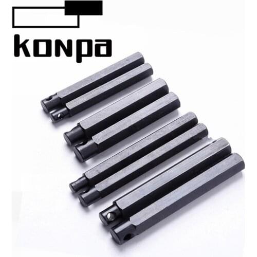 5pcs Hexagonal tube universal joint multi-axis device accessories telescopic hexagonal tube sleeve spline rod