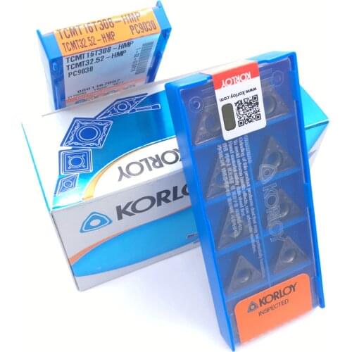 50PCS TCMT16T308 HMP PC9030 Turning inserts blades High Quality for stainless steel Cut tips for STFCR/ STUCR/ STWCR