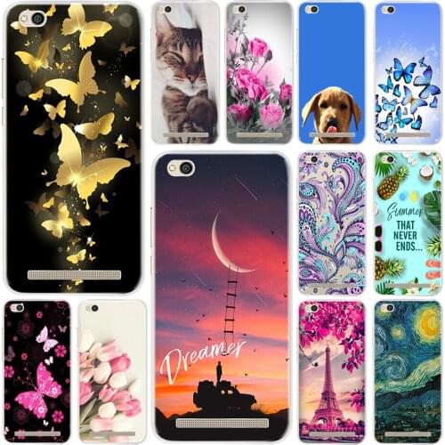 Phone Case For Xiaomi Redmi 5a Funda 5.0 '' Soft Silicone Back Cover on Redmi 5A 5 a Case Cute Painted Coque For Xiaomi Redmi 5A