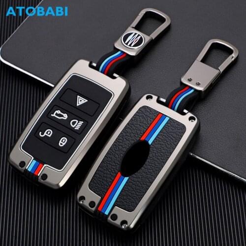 Zinc Alloy Car Key Case Remote Control Protector Cover For Land Rover Range Rover Sport Evoque Velar Discovery 5 2018 2019 2020