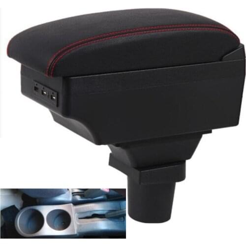 For Toyota RAV4 armrest box USB Charging heighten Double layer central Store content 99-03