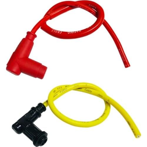 49.5cm Length Ignition Line Engine Starting Professional Motorcycle Accessories Spark Plug Iridium Power Cable