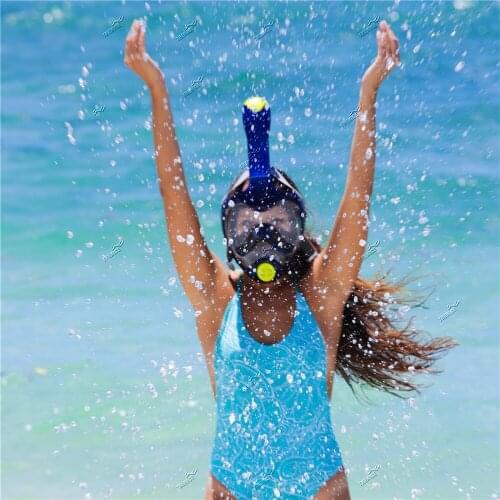 Summer Hot Sale Professional Diving Mask Water Sports Adult Silicone Swimming Snorkeling Full Face Free Diving Mask