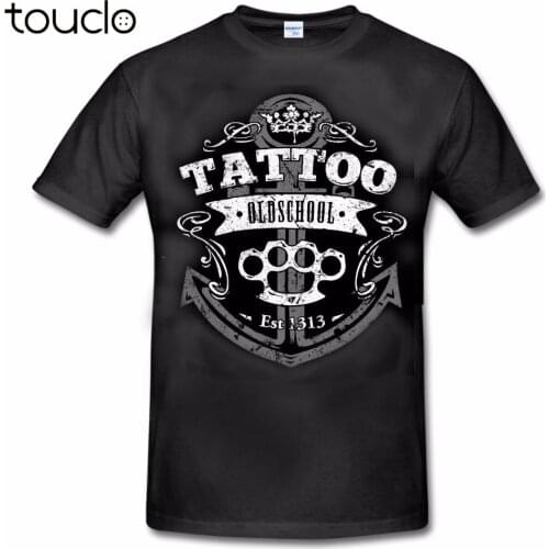 Fashion Mens T-Shirt Summer Style Vintage Tattoo Brass-Knuckle Bad Boy Special Edition Rockabilly Biker Tee Shirt Print