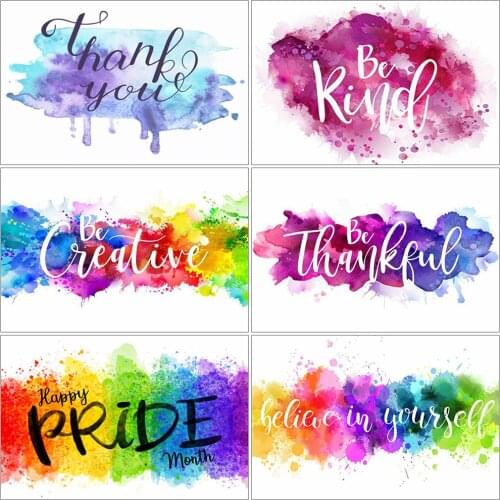 MomoArt Diamond Embroidery Text Cross Stitch Diamond Mosaic Scenery Full Drill Square Art Painting New Arrival Handmade Hobby