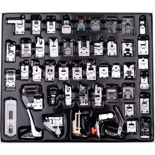 48pcs Sewing Machine Presser Foot Feet Kit Set With Box Brother Singer Janom Sewing Machines Presser Foot Tools Sewing Tools