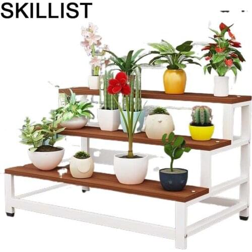 Balkon Wooden Shelves For Jardin Estanteria Para Macetas Outdoor Stand Balcony Flower Stojak Na Kwiaty Dekoration Plant Shelf