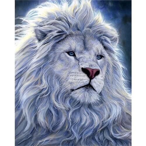 New Arrivals 5D DIY Full Round/Square Diamond Painting Animal Lion 3D Embroidery Cross Stitch Rhinestone Mosaic Home Decor Yy98