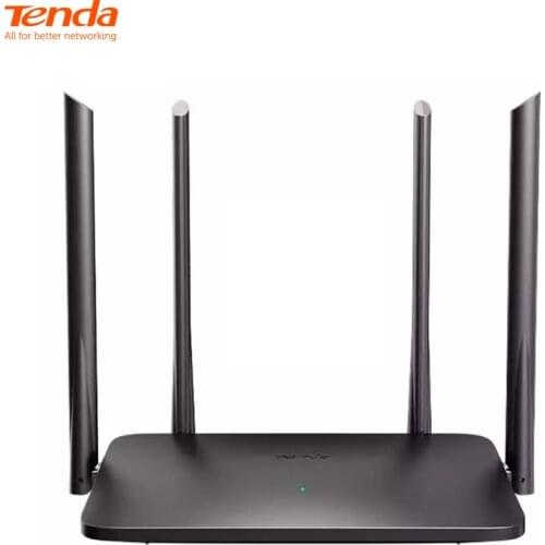 Tenda New AC5 Wireless 5G Router AC1200 Router WIFI Repeater With 4 High Gain Antennas Wider Coverage Easy Set Up CN Version