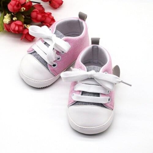 Toddler Shoes Baby Boys Girls Shoes Soft Sole Sneakers Anti-Slip Outdoor First Walkers Casual Canvas Shoes