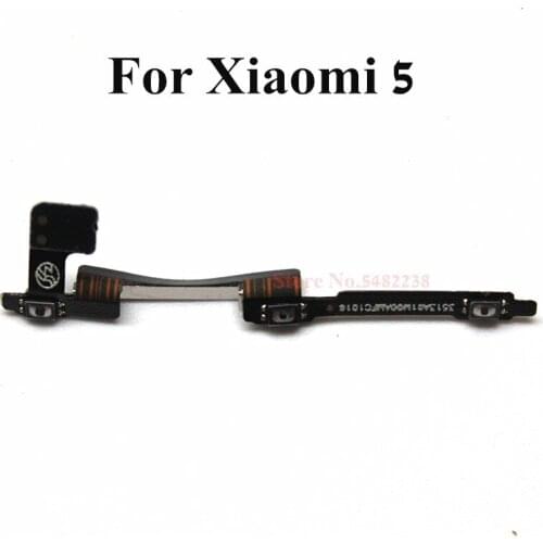 Original Power ON OFF Volume Side Buttons Flex cable For Xiaomi 5 Mi5 M5 Side Key connector Replacement