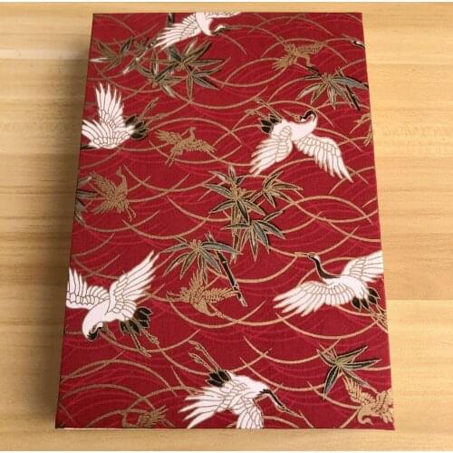 Hand Made Chinese Floral Fashion Good Luck Theme Diary A5 Hardcover Notebook 240P Blank Pages DIY Planner Sketchbook Gift